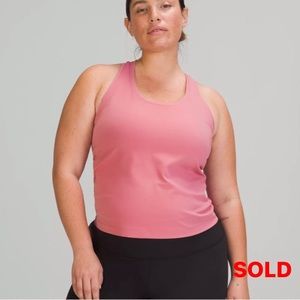 Lululemon Cool Racerback Short Tank Pink Blossom
